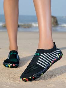 ZVB Couples Water Shoes Suitable For Barefoot Lovers, Soft-Soled Women's Beach Shoes For Swimming, Diving, Outdoor Quick-Drying Summer Sandals, Fishing Water Shoes, Breathable Wading Shoes