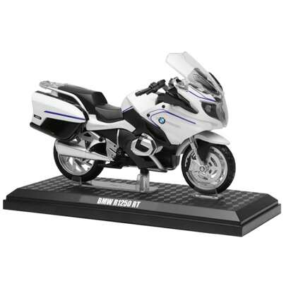 Burago 1:12 BMW R1250RT Motorcycle DieCast Model, Metal Mini Motorcycle Model Toy Car, Kickstand For Display, Toy For Boys And Adults, Collectible Gift