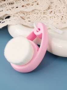 RANCAI 1/3pcs Travel Size Comma-Shaped Facial Cleansing Brush Set, Soft & Gentle Exfoliating Brush Suitable For Sensitive Skin - Multicolor - View 10