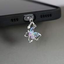 Butterfly Shaped Dust Plug, Charging Port Stopper, Data Port Blocker, Suitable For Lightning/Type-C Phones, Wireless Earphones, Dust-Proof Plug - Nhiều màu - Xem 7