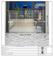 Pet Gate Dog Fence Barrier Isolation Door Small Dog Indoor Cat Rabbit Stair Balcony Enclosure - Multicolor - View 20
