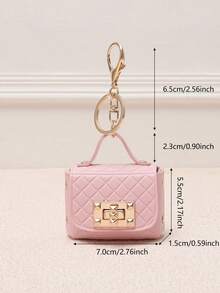 1 chiếc ví mini móc khóa đựng tai nghe, phụ kiện thời trang cho túi xách, móc chìa khóa xe hơi, ví đựng tiền xu, nhiều màu sắc để lựa chọn, thích hợp sử dụng hàng ngày, mùa thu/đông. - Nhiều màu - Xem 2