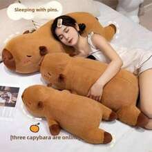 1pc-Capybara Sleeping Professional Pillow Doll, Suitable For Sofa/Bedroom/Outdoor Capybara (Pillow/Cushion/Cushion). Kawaii's Doll Capybara. It's A Great Gift For A Special Friend Or Family Member During The Holidays - Capibara - View 6