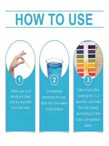 一盒50片泳池三合一PH测试纸。该测试纸可对泳池水质进行准确、简便的检测。 - 彩色 - 查看 3