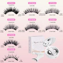 1 Paio Di Ciglia Magnetiche Riutilizzabili, Aspetto Naturale, Ciglia Magnetiche Senza Colla, Ciglia Magnetiche Morbide Facili Da Indossare E Rimuovere, Strisce Di Ciglia, Ciglia Finte