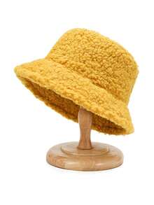 قبعة شتوية فرائية جديدة للنساء، قبعة بيني سميكة من الفرو المنغولي ذات لون أحادي موضة أوروبية وأمريكية للخريف/الشتاء متعددة الاستخدامات