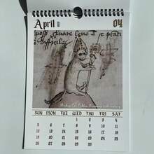 2026 Medieval Cat Calendar - Medieval - Ugly Medieval Cats - Vintage Gothic Hanging Wall Calendar With Monthly Tabs - Home Office Decor - Birthday Gift For Cat Lovers - Functional & Decorative Timekeeper Christmas Decorations Winter Room Decor