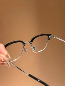 "LILY"Series Blue Light Glasses For Woman, Fashion Computer Glasses On Office Reduce Eye Strain Anti Migraine For Working Reading,Safety Glasses Blue Light Blocking Glasses  Protection Computer Gaming Glasses   Women Cute Light Weight Red Frame Oversized Non Prescription Small Face Square Cat Eye  Reduce Eye Fatigue On Computers, TVs, Phones, And Games, Suitable For Computer Lense Screen Protector Plain Glasses   Clear Lens Glasses Blue Light   Light Blocking Glasses Blue Light Glasses Light Glasses For For Women Men  Light Glasses For    Glasses For Women  99 Blue Light  Glasses For Woman - 銀色 - 查看 4