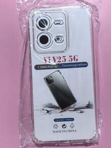 1 件透明防摔外壳，适用于 Vivo 系列、Vivo 手机透明防摔手机壳、手机壳、手机保护套、手机壳、手机套、四角防摔手机壳、透明手机壳、极简手机壳、纯色手机壳、透明手机壳、TPU 防摔手机壳（军用级防摔） - 無色 - 查看 48