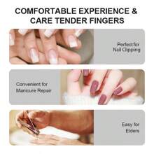 2-In-1 Electric Nail Clipper, Automatic Trimmer, Rechargeable, Includes Nail Clipping, Filing, And Polishing Functions, With LED Light, Compact Storage Design, Perfect Gift For Men And Women, Father's Day, 2026 Gift For Dad, Best Men's Grooming Kit