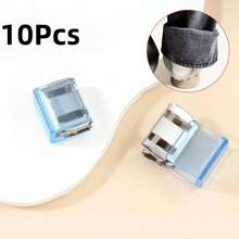 2/4/5/6/10/12/20/30/50个装隐形裤腿缩短夹，防止裤子拖地，无需缝纫的隐藏式腿部闭合装置，防止裤脚拖地