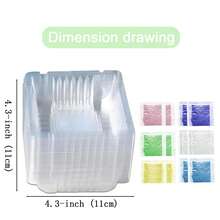 50件烟灰缸套装，多种尺寸可选，耐热材质，附赠烟灰砂，快速灭火，轻巧设计，方便放置和携带，适用于网吧、台球厅、酒吧、餐厅、酒店等公共场所 - 彩色 - 查看 6