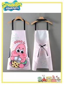 SpongeBob SquarePants 1/2 piezas Delantal de Bob Esponja para niñas de secundaria, nuevo delantal de ropa de trabajo con diseño de dibujos animados lindos para fiesta, la mejor decoración para crear un ambiente festivo con buenos amigos - Multicolor - Ver 10