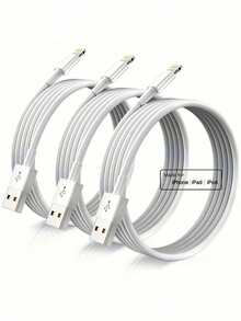 Durcord 3.28 英尺/6.6 英尺充电器线 Lightning 数据线，MFi 认证 USB A 转 Lightning 充电线，兼容 13 12 11 /Mini Pro XR Xs Max X SE 8 7 6 Plus/iPad /兼容 iPod/兼容 - 白色 Nan - 彩色 - 查看 14