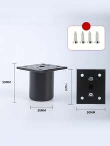 4 chân tủ điều chỉnh được, chân đồ nội thất điều chỉnh được, chân nâng tủ sofa, chân thay thế đồ nội thất tự lắp ráp, chân kệ tivi - Nhiều màu - Xem 14