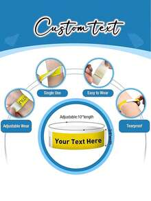 Vòng đeo tay giấy chống thấm nước tùy chỉnh, phù hợp cho nhiều sự kiện, nhiều màu sắc, vòng đeo tay dự tiệc, vòng đeo tay giấy, vòng đeo tay co giãn, lý tưởng cho tiệc sinh nhật, lễ hội, lễ kỷ niệm và tất cả các loại hoạt động, hoàn hảo cho tiệc sinh nhật người lớn, sự kiện và họp mặt công ty, cũng lý tưởng cho trang trí tiệc, đám cưới, tiệc tùng, buổi hòa nhạc, triển lãm, đồ dùng ngày lễ, vòng đeo tay VIP, đồ dùng tiệc Giáng sinh. - Nhiều màu - Xem 4