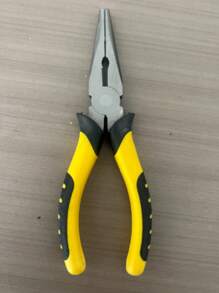 Alicate de Eletricista com Função de Corte Lateral, Construção em Aço Níquel-Cromo, Equipado com Cabos de Borracha Profissionais, Adequado para Eletricistas e Cortadores de Arame Domésticos Alicate Lateral de Eletricista Alicate de Bico Fino