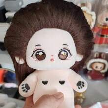 1个可爱毛绒娃娃，20厘米，柔软填充，带骨架，最佳生日礼物，送朋友的礼物