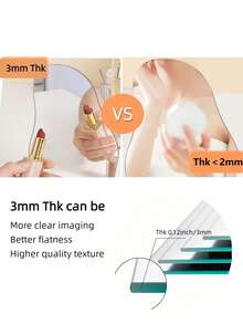 1PC Acrylic Cloud Shape Asymmetrical Bathroom Shatterproof Mirrors, Non Glass Wall Mirror Decor For Bedroom, Living Room, Dressing Table, Toilet And Washbasin Best Gifts Birthday Graduation Home Decor Back To School Room Decor School Supplies