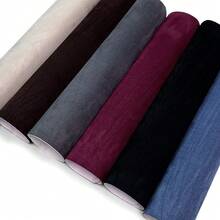 1 Rolle Kunstsuede Stoff selbstklebende Polsterreparaturband, Innenraum Renovierung Flicken für Armaturenbrett, Armlehne, Schalthebel, kreative Modifikation, kostengünstig, kratzfeste Auto Innenraum Aufkleber - mehrfarbig - Übersicht 11