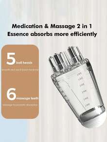 1 Stück Kopfhaut-Applikator Kamm, tragbare Haaröl-Applikator Flasche für Kopfhaut-Massage & Haarwachstum, Essenzöl-Spender Bürste - Verschiedenfarbig - Übersicht 6