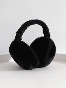 1 件可折叠汉堡耳罩，温暖毛绒耳套，可爱的冬季耳套，方便的可折叠设计秋季 - A - 查看 5
