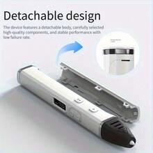 3D 打印笔套装，专业级多功能 DIY 涂鸦艺术创作笔，适用于成人造型、儿童绘画，是生日、圣诞节、万圣节的理想礼物 3D 笔 - 白色 - 查看 8