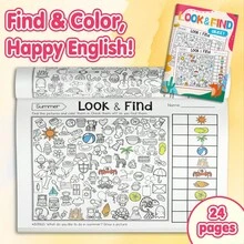 Look, Find, Discover: A Fun-Filled Hidden Picture Adventure Book, Containing Various Items, Letters And Shapes, Aimed At Enhancing Children's Observation, Concentration And Edutainment Abilities. - Alphabet Book 03 - View 7