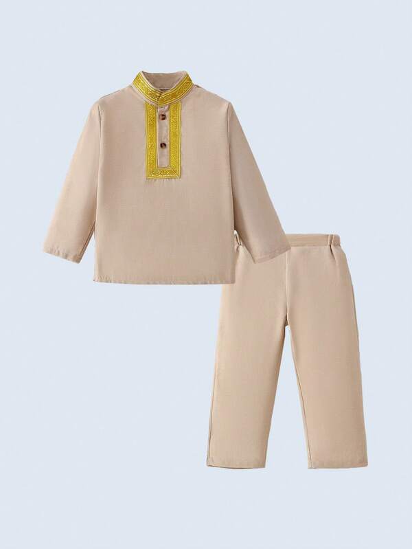 BOARNSEORL 2 件套年轻男孩时尚花式长袖运动衫和裤子套装，适合外出、度假、生日派对、周年纪念、合唱团表演