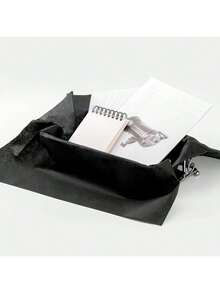 12pcs Black Thin Wrapping Paper, Colorful Wrapping Paper Tissues For Various Occasions - Black - View 6