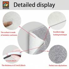 1set/1pc/2pcs Christmas Puppy Pattern Printed Cap Anti-Slip Door Mat, Super Fiber Anti-Slip Door Mat, Suitable For Holiday Party Decoration, Kitchen, Bathroom, Dining Room, Bedroom, Can Be Given As A Christmas Gift