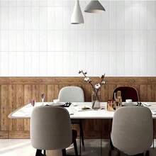 30 片防水泡沫墙贴，3D 木纹设计自粘墙纸，适用于浴室、厨房和简易家居墙面翻新