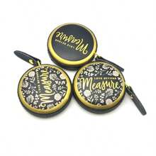 1.5m/60in Retractable PU Measuring Tape, Clear Scale, Compact Size, Convenient For Measuring Waist, Bust, Hips - Multicolor - View 4