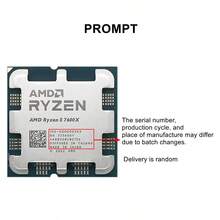 AMD AMD Ryzen 5 R5 7600X 4.7GHz 6-Core 12-Thread Cpu Processor 5NM Socket AM5 New But No Fan