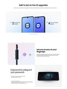 Samsung Galaxy A06 4G 智慧型手機 (4GB+128GB) (6GB+128GB) (4GB+64GB) | 6.7 吋 HD+ 大螢幕 | 50MP 三鏡頭相機 | 5000mAh 長效電池 | 側邊指紋辨識 | Android 系統升級 | 多工處理效能 | 健康與數位福祉 | 時尚設計 | 4G LTE 網路連接 | USB Type-C 介面 | 適合串流、辦公與攝影 - 金色 - 查看 7
