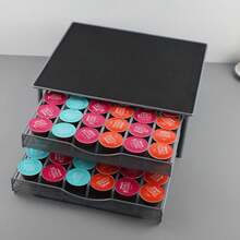 2 Tier Coffee Pod Holder 72 Capsules Storage Drawer For  Capsules - Multicolor - View 5