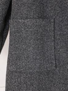 Young Boys' Casual Jacket, Comfortable For Daily Wear, Outdoor Activities, And School, Autumn/Winter - Grey - View 6