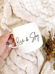 1个定制陶瓷杯，完美之选，创意圣诞礼物，个性化设计，咖啡陶瓷杯，婚礼礼物，茶饮爱好者礼物，感恩节礼物，圣诞节礼物