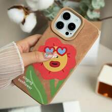 Funda para phone (1 unidad) con diseño de dibujos animados. Compatible con phone 13 Pro, 16 Plus, XS, 15, 14, 11 y 12. Color curry. Diseño sencillo y suave. - Colores mixtos 1 - Ver 2