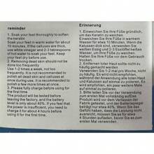 Lima eléctrica recargable para pies, 3 cabezales de molienda reemplazables, cabezal grueso para pulido basto, recargable por USB, portátil y fácil de usar, cuidado de la piel, apto para piel agrietada y seca