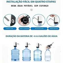 Bomba de água - Preto e Branco - Visão 3