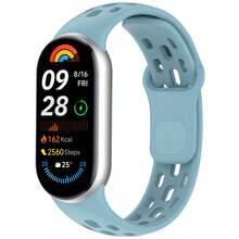 1 pieza Correa de silicona compatible con Xiao Mi Band 8 9 10, correa deportiva, pulsera de repuesto compatible con Mi Band 10 9 8, accesorio de muñequera - Compatible con la banda Xiao Mi 8/9/10 - Ver 16