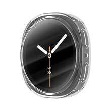 1个屏幕保护膜TPU保护壳，兼容三星Galaxy Watch 8 40mm/44mm 男女款，柔软TPU全方位保护边框，兼容三星Galaxy Watch 8智能手表配件 - 無色 - 查看 6