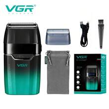 VGR Shaver Professional 9000 RPM Beard Trimmer Digital Display Electric Razor Men Adjustable Speeds Best Electric Razor Reciprocating Men's Shaver V-308 - Multicolor - View 3