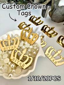 Multicolore (style couronne 3,5*4,5 cm)