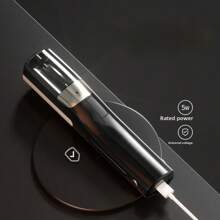 1pc Multi-Function C-Type Rechargeable Forked Hair Trimmer, Professional 2-In-1 Hairline Trimmer, Portable Cordless Hair Clipper