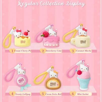Hello Kitty 甜蜜工坊盲盒 - 官方授权收藏品，散发淡淡香气。非常适合为梳妆台或客厅增添可爱魅力。（随机发货 1 件）
