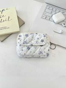 1 chiếc ví đựng thẻ gập hình hoạt hình đa năng, ví đựng tiền xu, ví mini dành cho nữ để đựng tiền xu, tai nghe, chìa khóa và các vật dụng nhỏ khác, tiện lợi khi mang theo ngoài trời, ví mini cho nữ, ví đựng tiền xu mùa thu. - Nhiều màu - Xem 13
