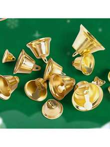 20 chiếc chuông mini, chuông xe trượt tuyết Giáng sinh, đồ trang trí cây thông Noel, chuông leng keng cổ điển, thích hợp để trang trí Giáng sinh và vòng hoa nhỏ, tuyệt vời để trang trí ngày lễ, chuông Giáng sinh, đồ trang trí Giáng sinh, phụ kiện thú cưng tự làm, chuông gió, vòng hoa, lò sưởi, cửa sổ tủ, đồ trang trí treo, phụ kiện đóng gói quà tặng - Nhiều màu - Xem 5
