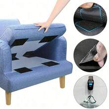 5/10pcs (5cm*5cm) Carpet Anti-Slip Grippers, Strong Anti-Curl Anti-Slip Pads, Sofa Cushion Fixers, Carpet Clips Double-Sided Adhesive, Suitable For Carpets, Sofas, Coffee Tables, Placemats, Chair Covers And Other Furniture, Back To School, Birthday, Graduation Gifts - Multicolor - View 11